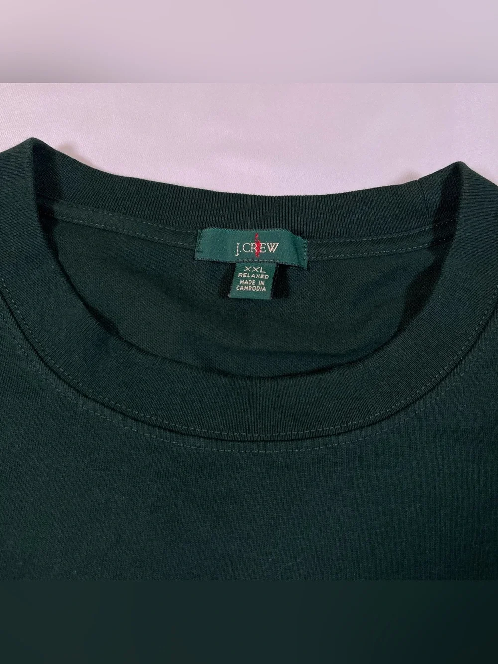 J. Crew Oarsman Shirt XXL Green Golfer Cotton‎ Outdoors Preppy Men